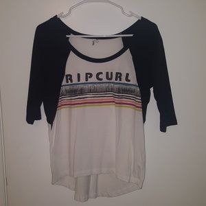 Rip Curl 3/4 sleeve tee shirt